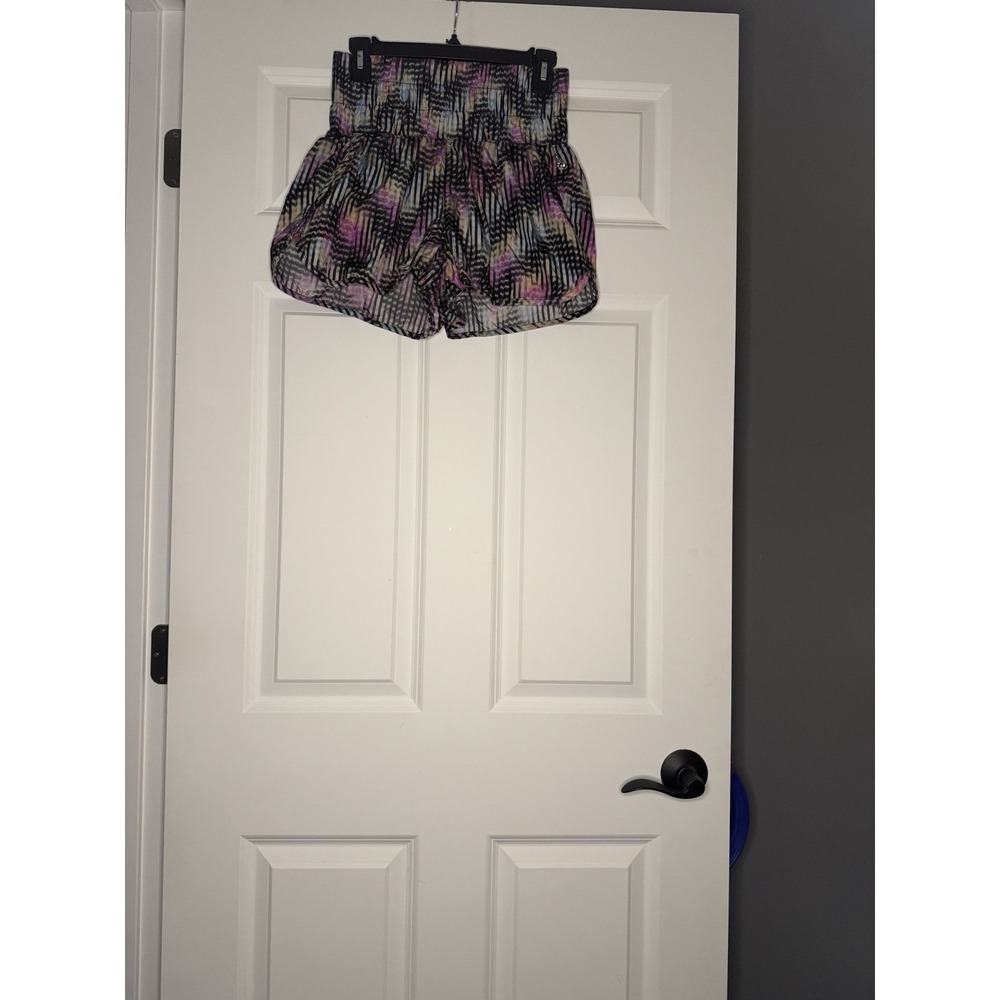 Free People FP Movement The Way Home Lined Running Shorts Medium Multicolor